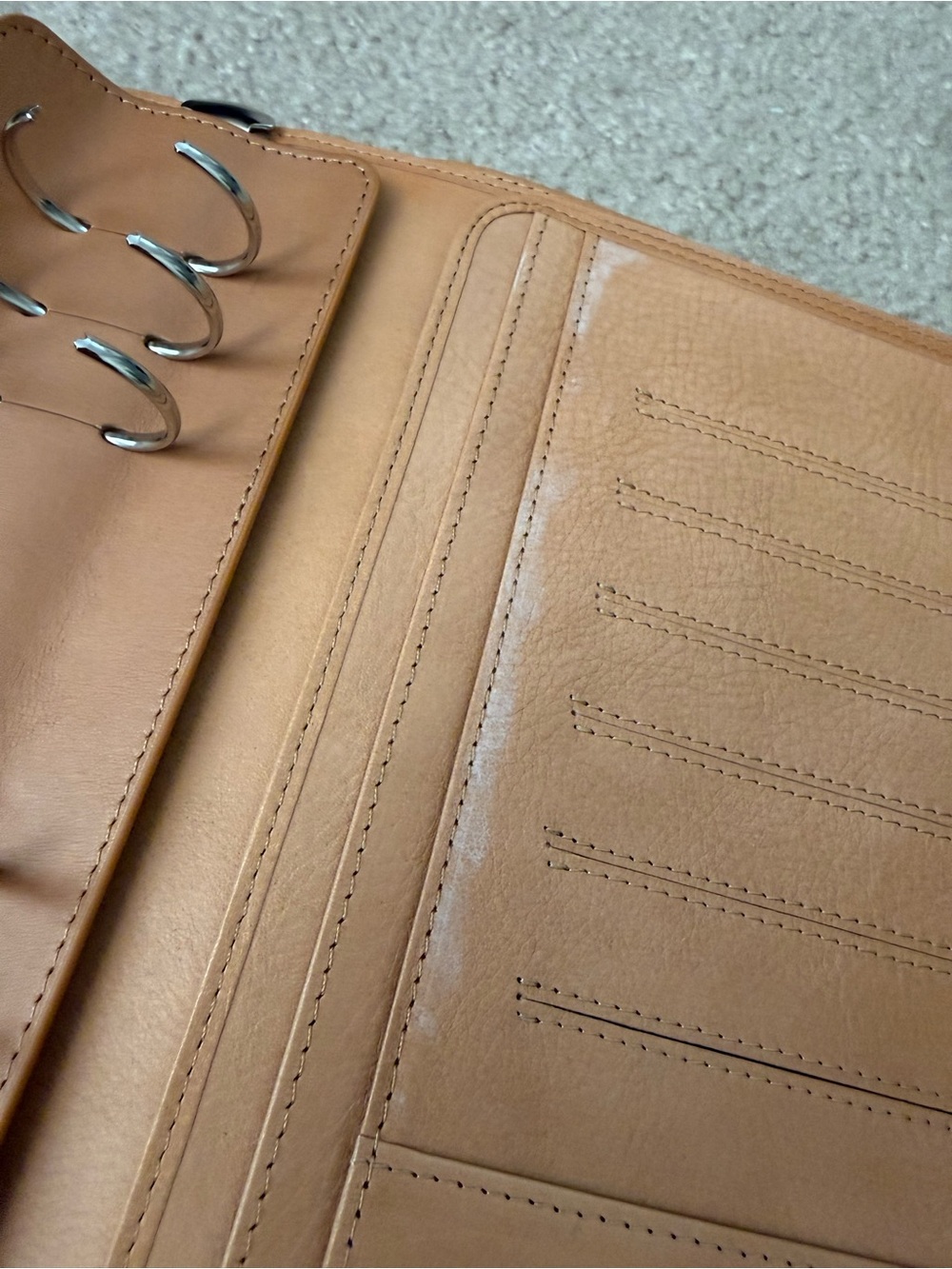 Moterm Luxe Rings Planner - A5 (Vegetable Tanned Leather) - Picture 12 of 14